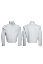 Croc Texture Bionic Leather Jacket
