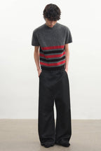 Striped Knit Tee