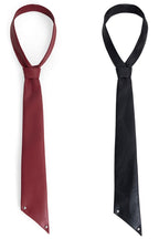 Cracked Leather Tie