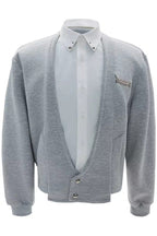 Layered Shirt Cardigan Jacket