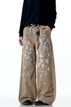 Paint Splatter Graffiti Cargo Pants