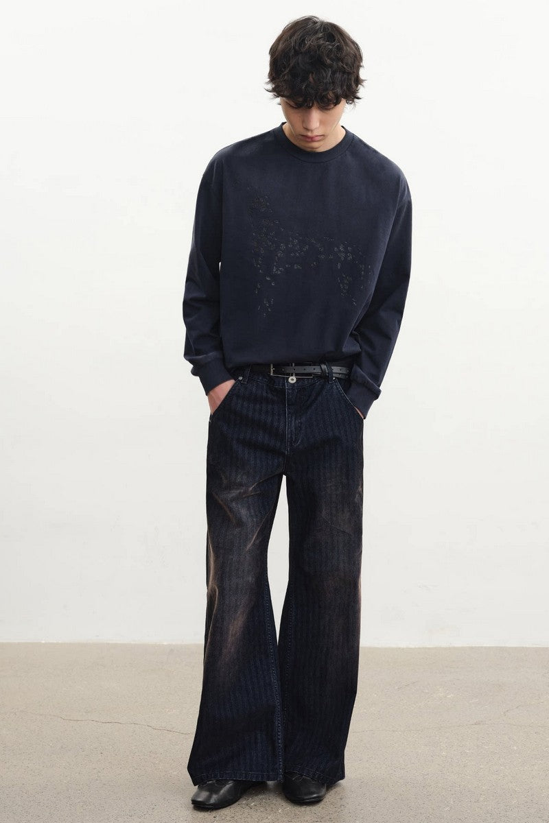 Vintage Herringbone Corduroy Pants
