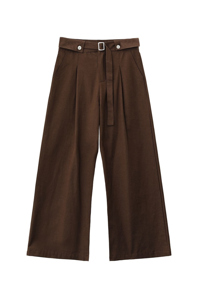 Pleated Relaxed Fit Dress Pants