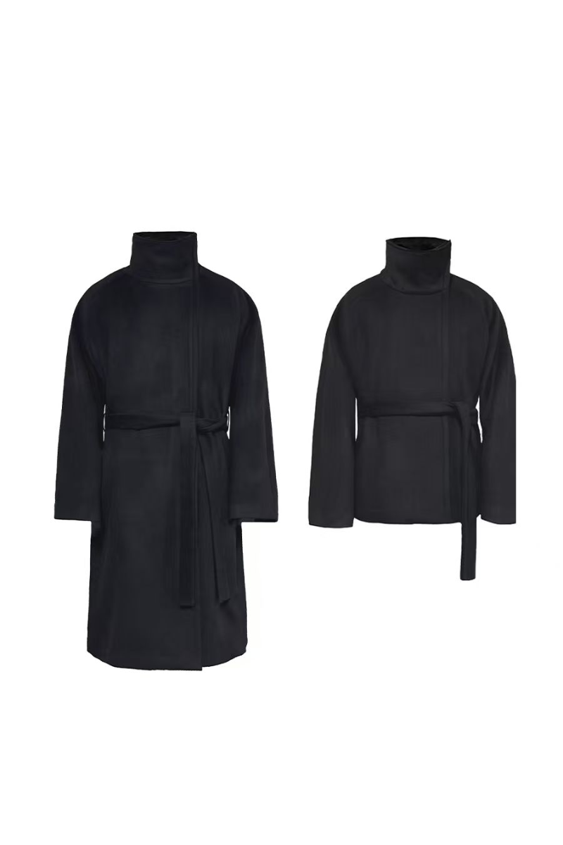 Asymmetric Zip Coat