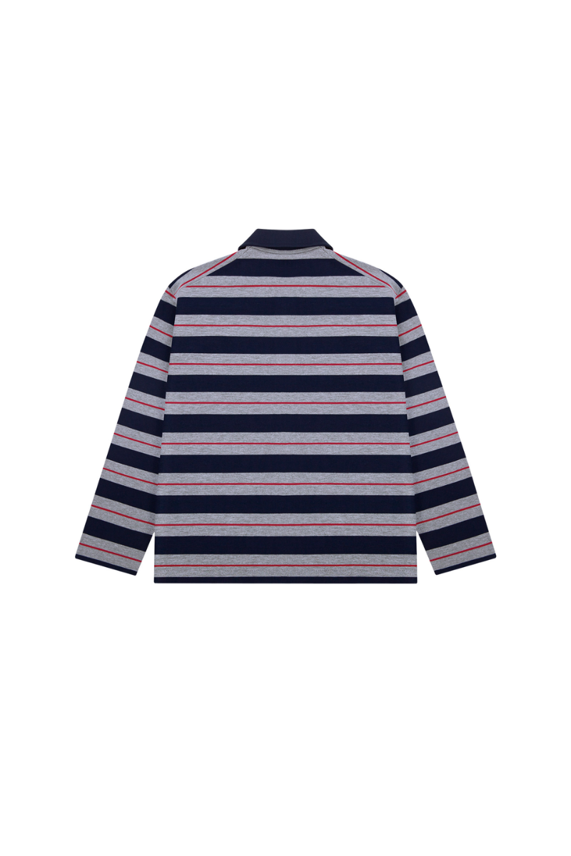 Heavyweight Striped Polo Tee - EU Only