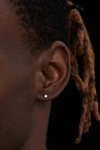 Diamond Claw Stud Earrings