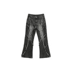 Frayed Distressed Jeans