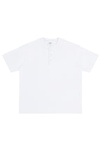 Heavyweight 320g Cotton Henley Oversized Tee