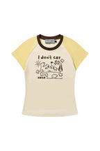 Pastel Dog Sketch Raglan Tee