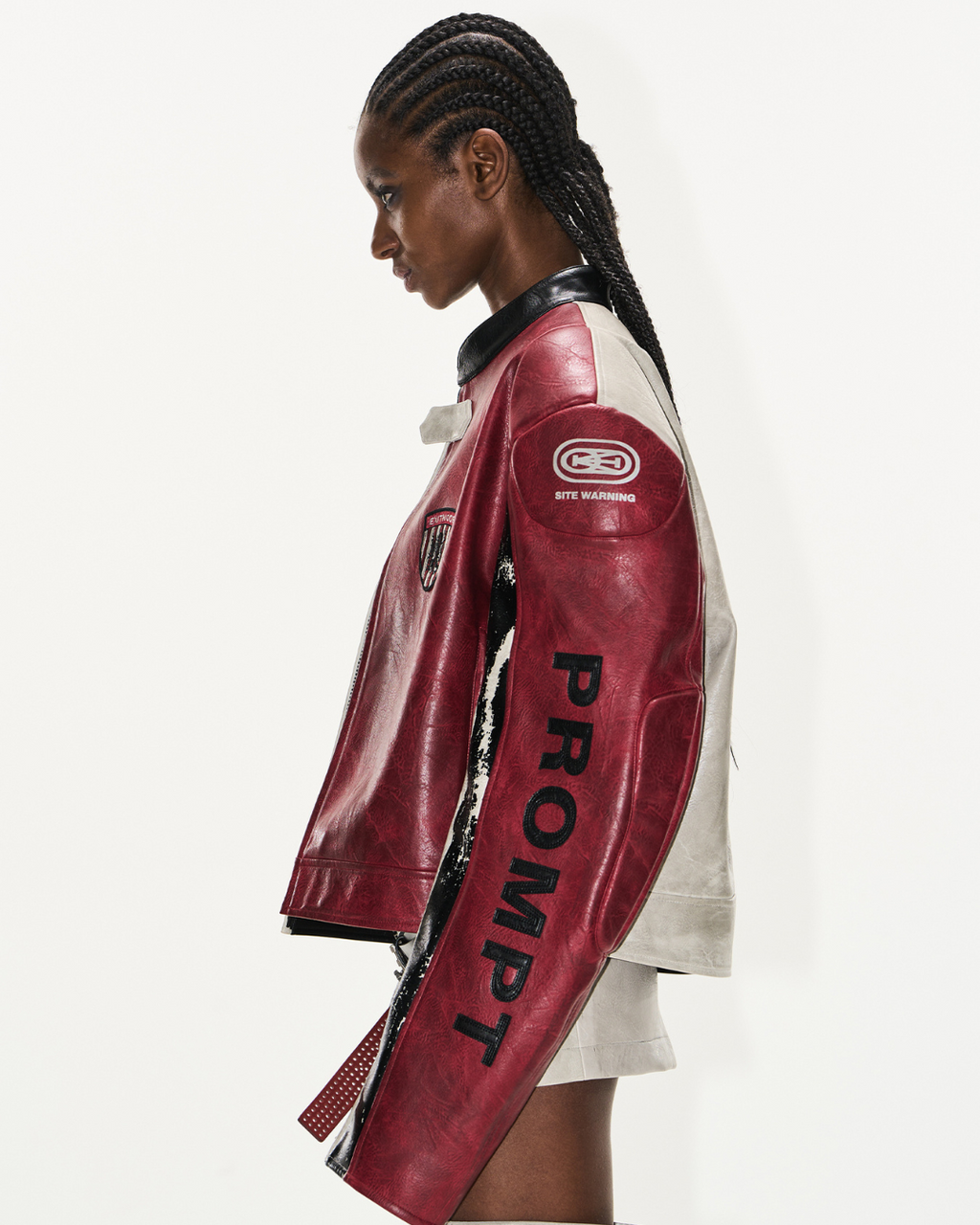 Distressed Leather Racing Jacket - EU Only