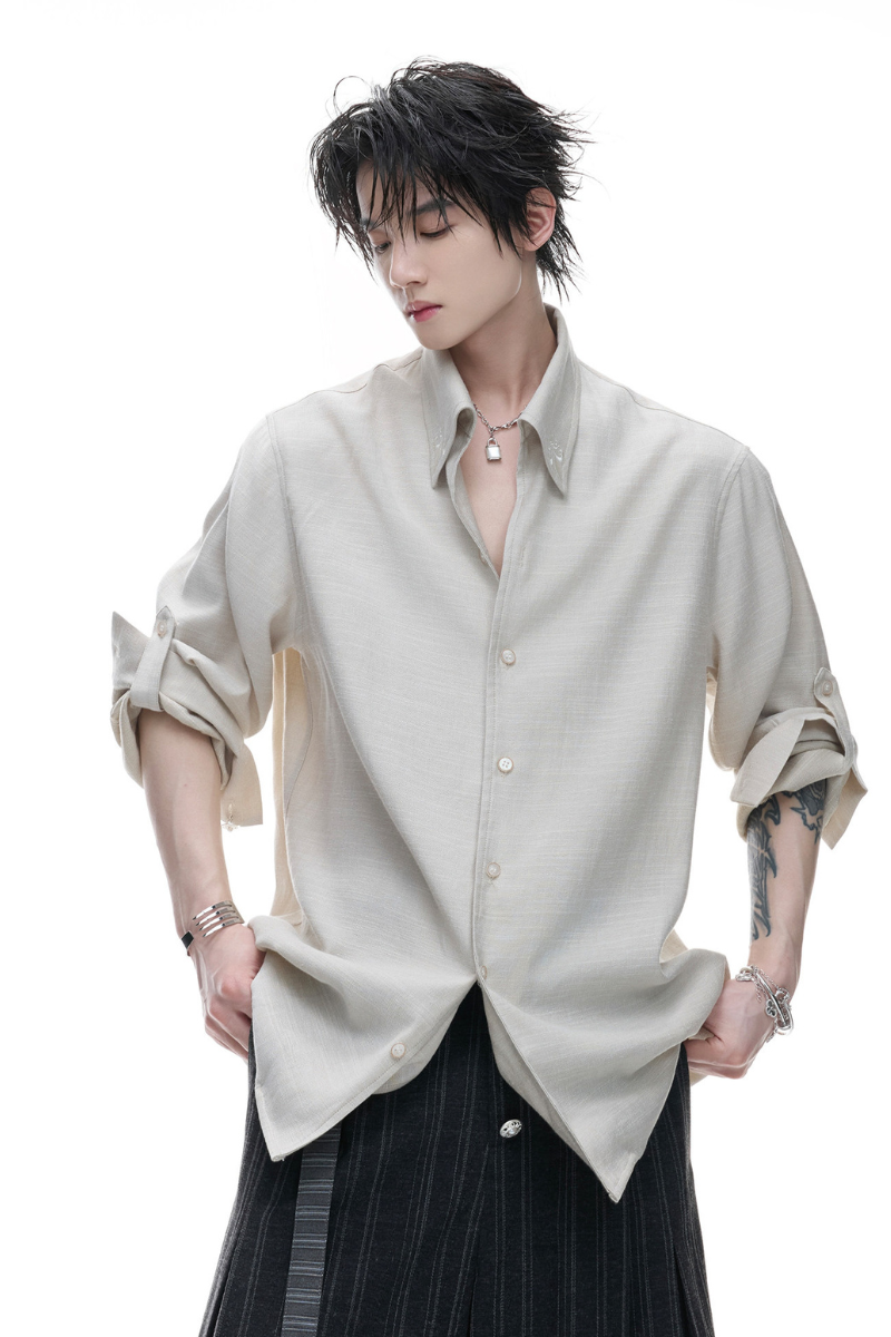 Textured Linen Shirt