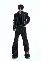 Cracked Skull Leather Jacket