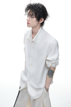 Textured Linen Shirt