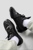 Horsehide Racing Trainer Sneakers