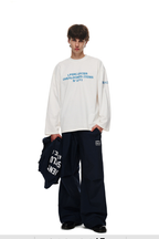 Placement Print Long Sleeve Tee