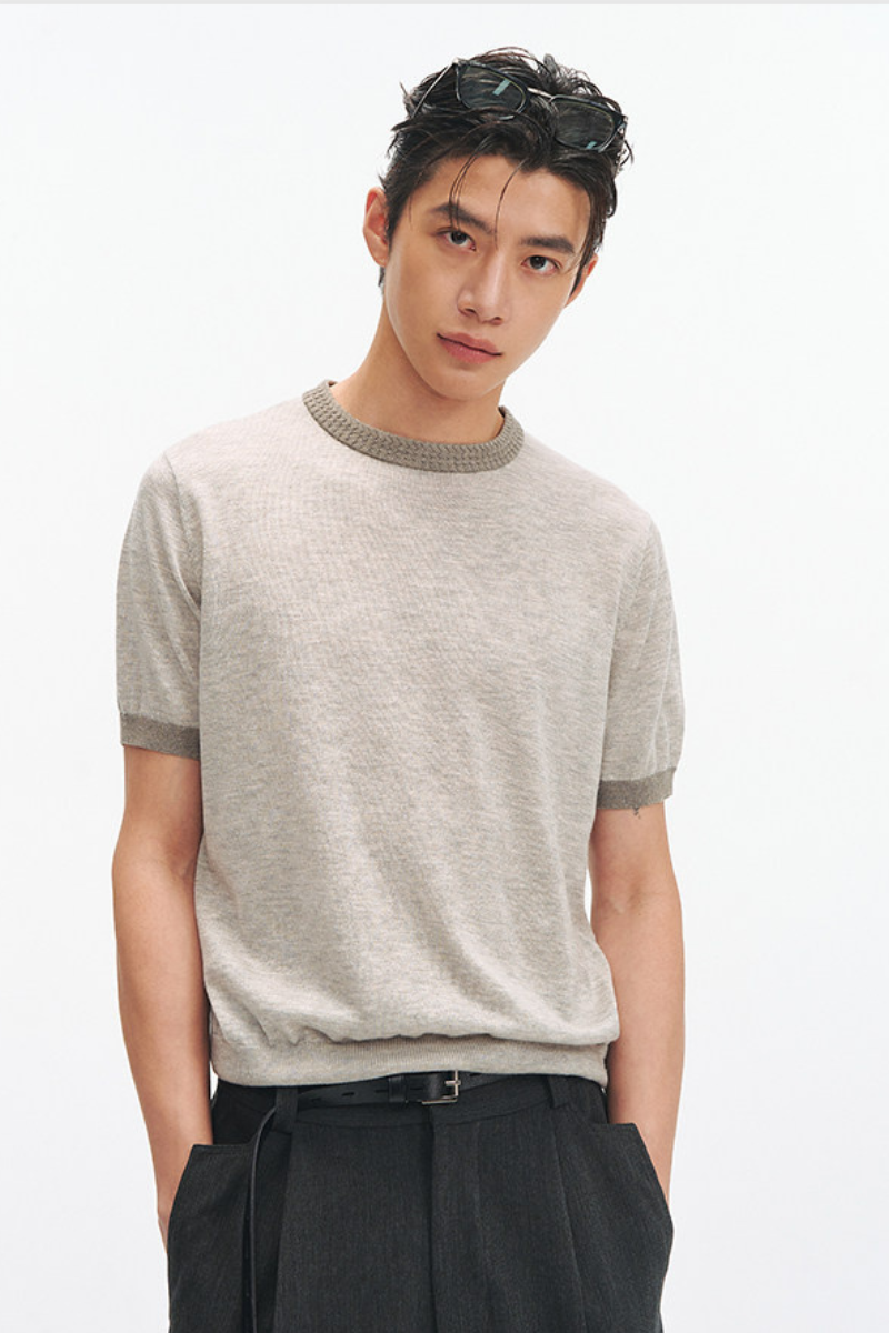 Cashmere Knit T-Shirt