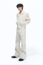 Textured Jacket & Trousers Separates