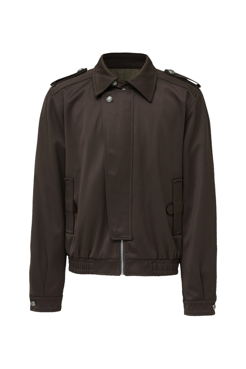 Satin Trench Jacket