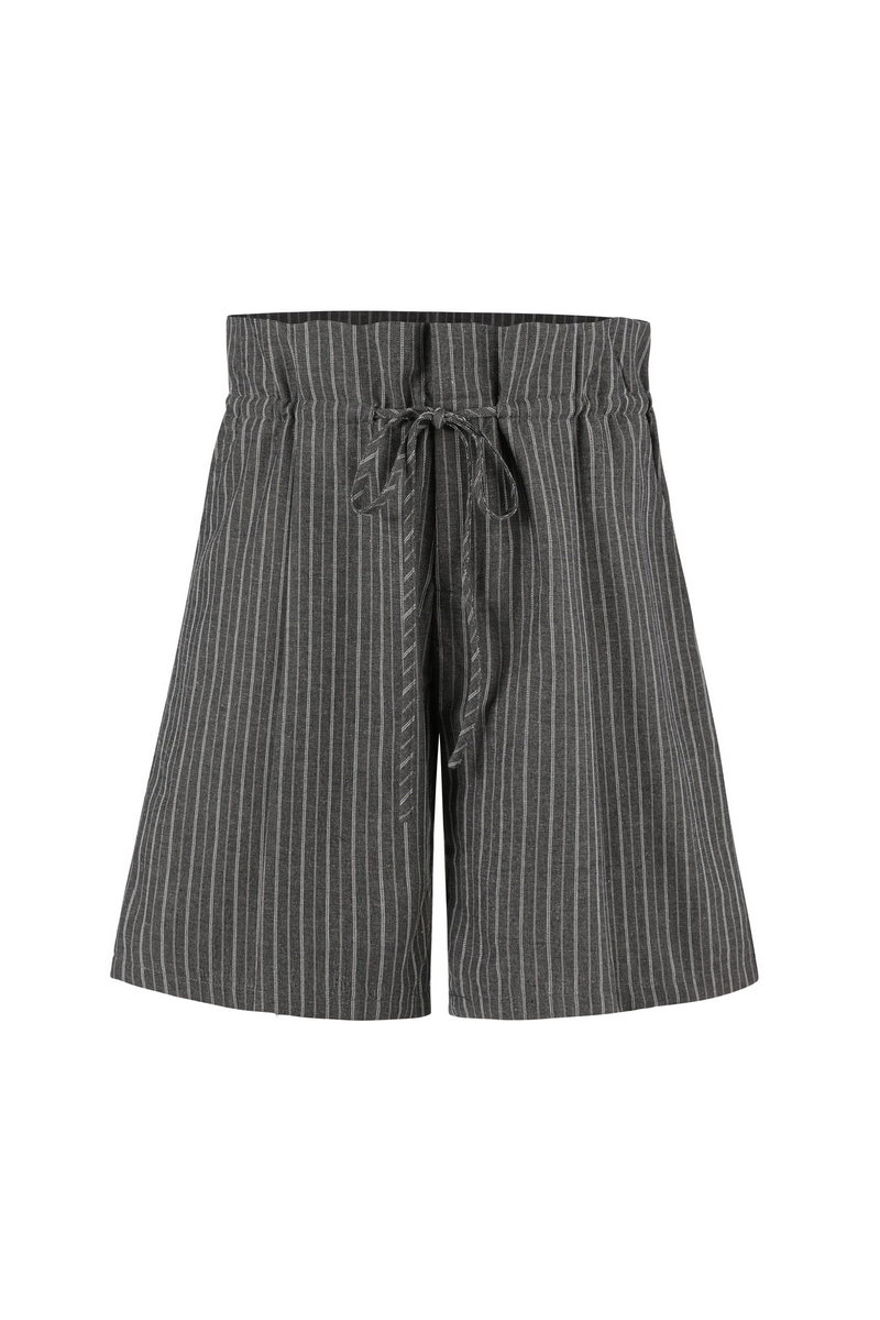 Striped Linen Shorts