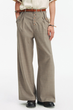 Textured Wool Trousers