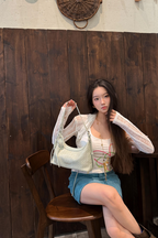 Vintage Woven Hobo Bag