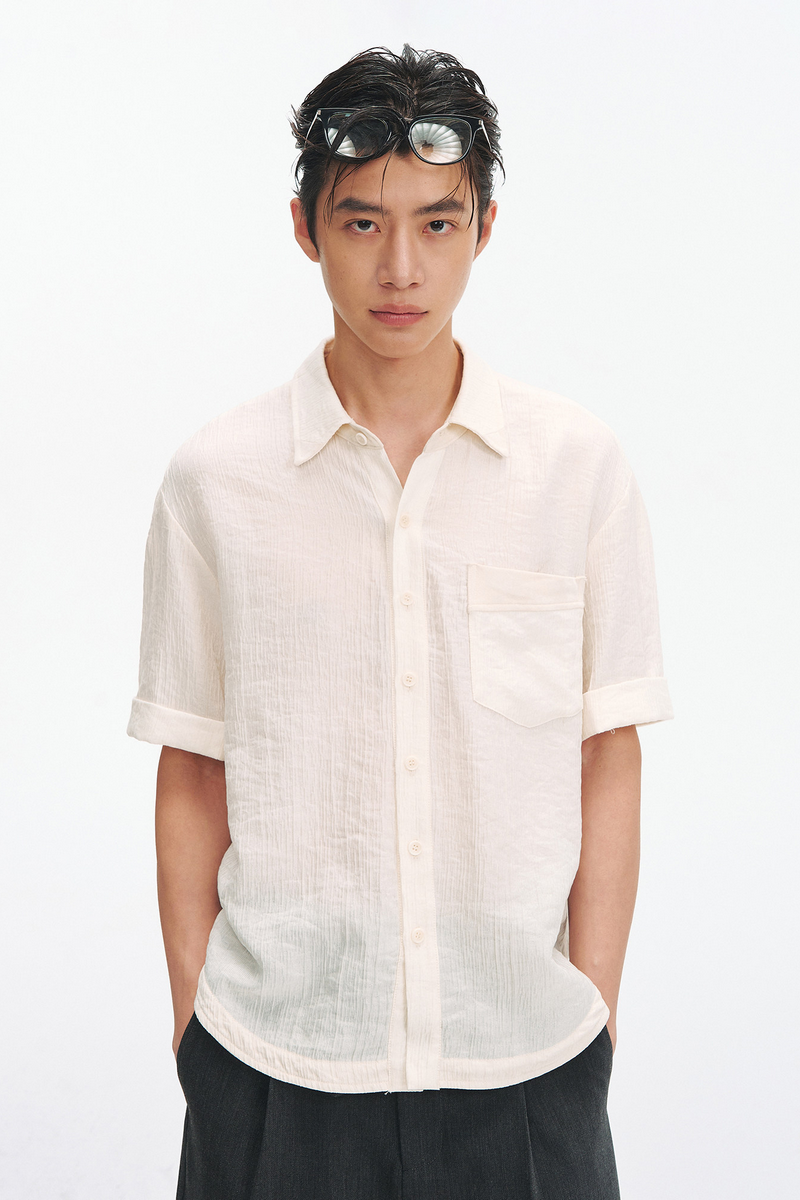 Textured Wool Shirt