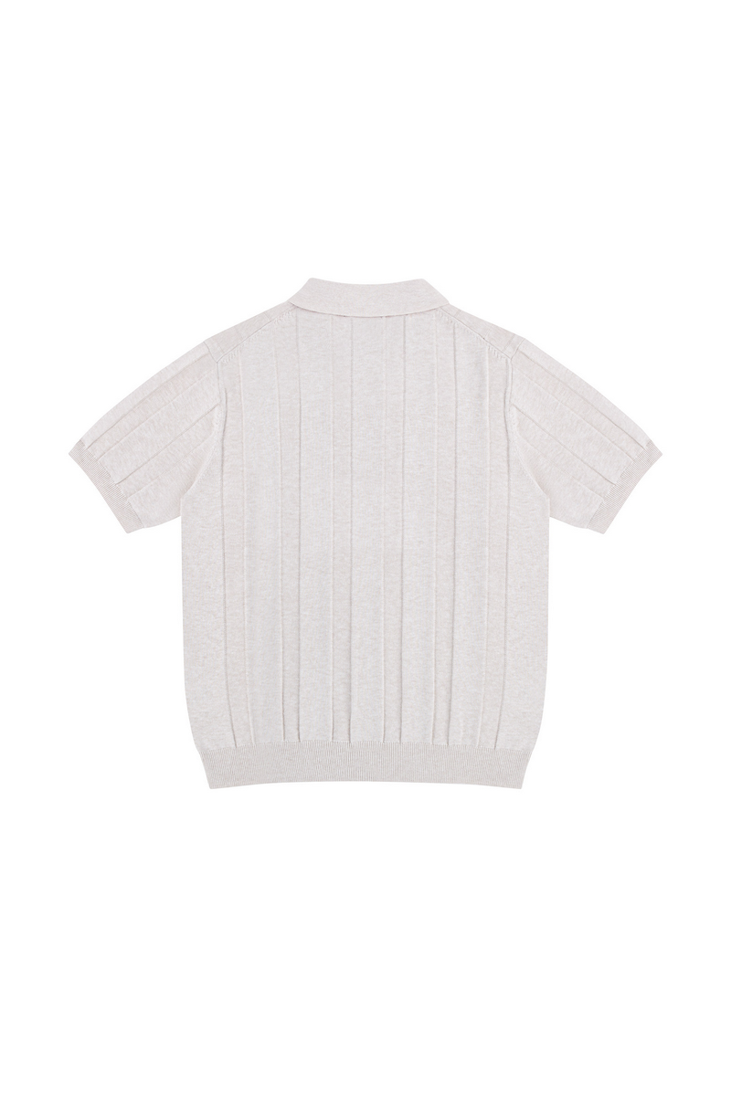 Linen Blend Polo Shirt