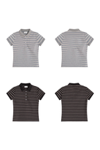 Striped Pocket Polo Shirt