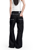 Thorn Embroidered Jeans
