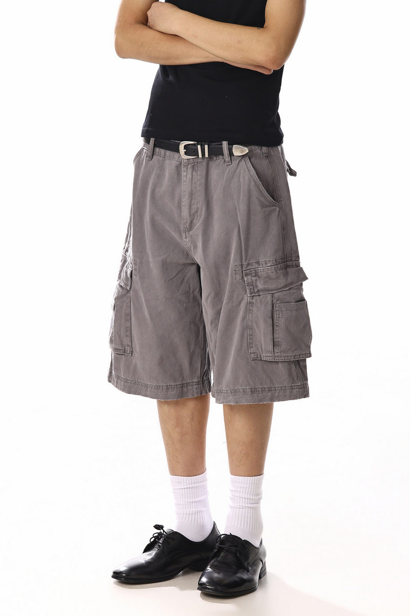 Relaxed Cargo Bermuda Shorts