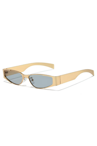 Gold Frame Light Gray Sheet