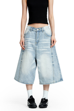 Clean Fit Denim Shorts