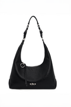 Leather Commuter Hobo Bag