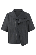 Asymmetric Linen Shirt