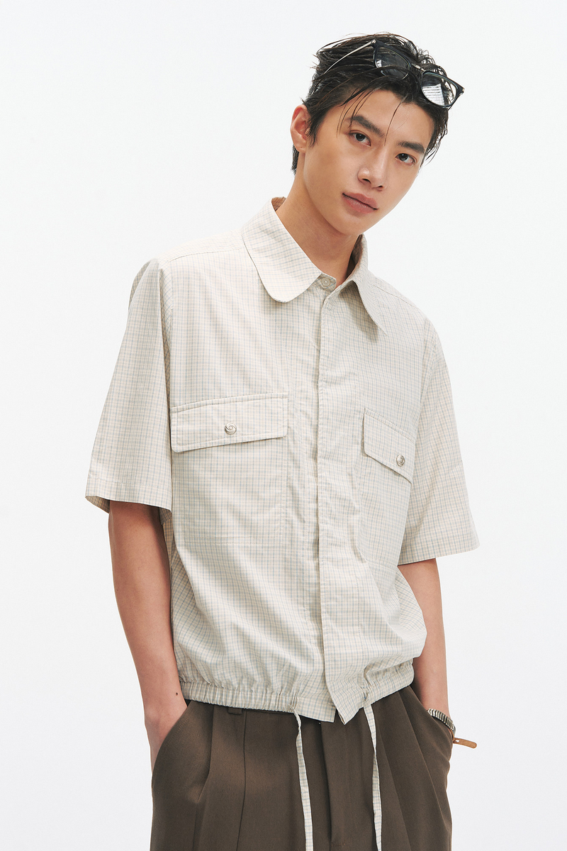 Checked Boxy Shirt