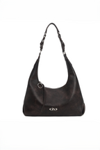 Leather Commuter Hobo Bag