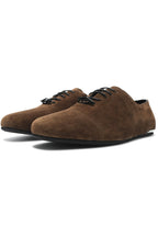 Metallic Leather Oxfords