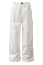 Wrinkled Wide Leg Work Pants - EU Only