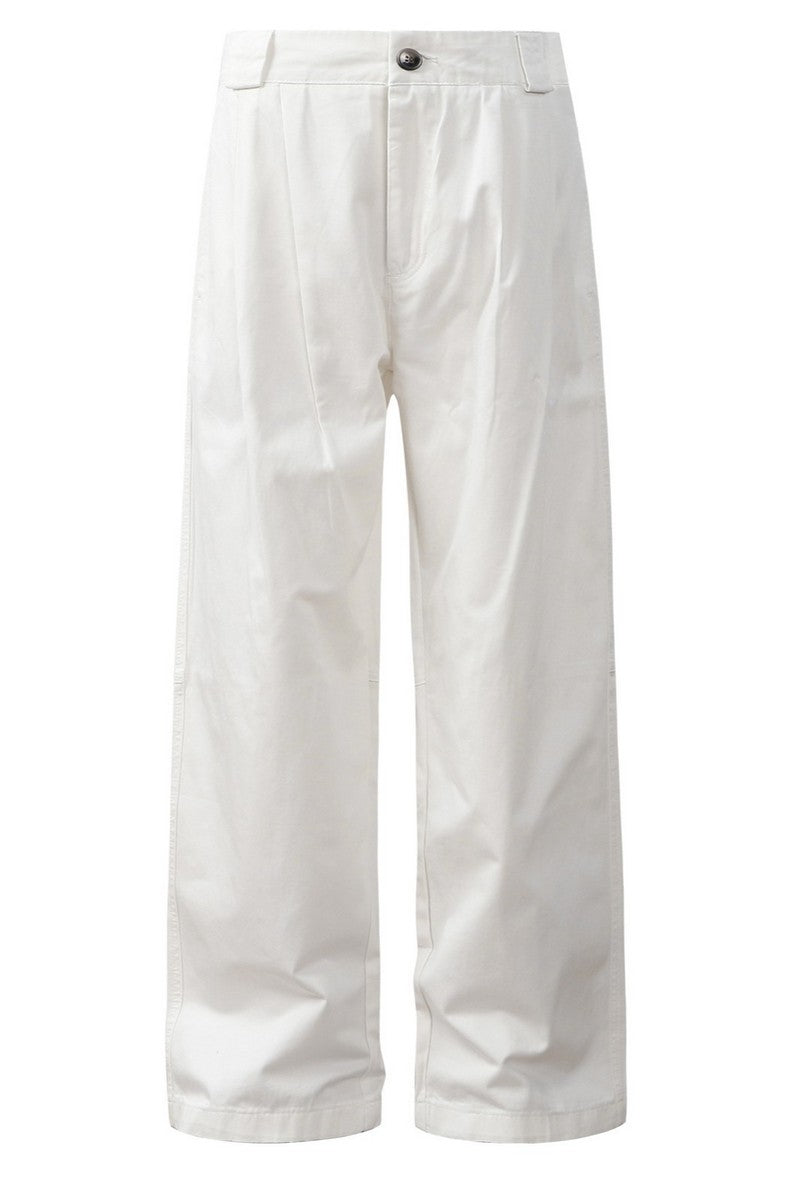 Wrinkled Wide Leg Work Pants - EU Only