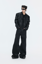 Distressed Deconstructed Jeans