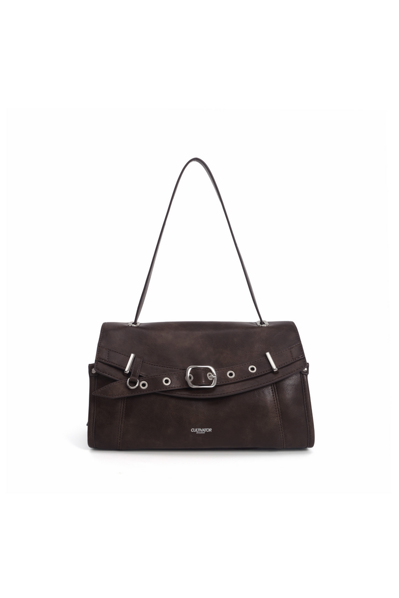 Moto Baguette Shoulder Bag