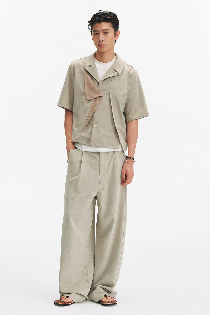 Convertible Wool Shirt