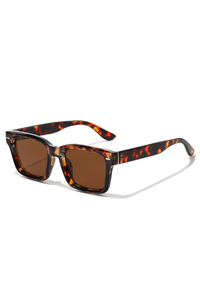 Leopard Print Frame With All Brown Lenses