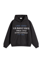 Graphic Zip Hoodie