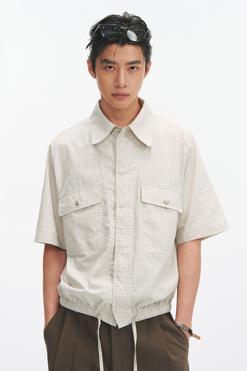 Checked Boxy Shirt