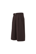 Twill Cropped Trousers