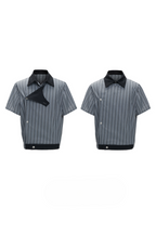 Embroidered Striped Shirt