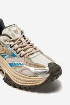 Rattlesnake Series Silver Running Dad Sneakers