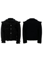Sequin Fringe Knit Sweater