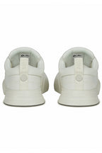 White Canvas Chunky Sneakers